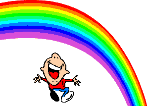 Cartoon: Rainbow man