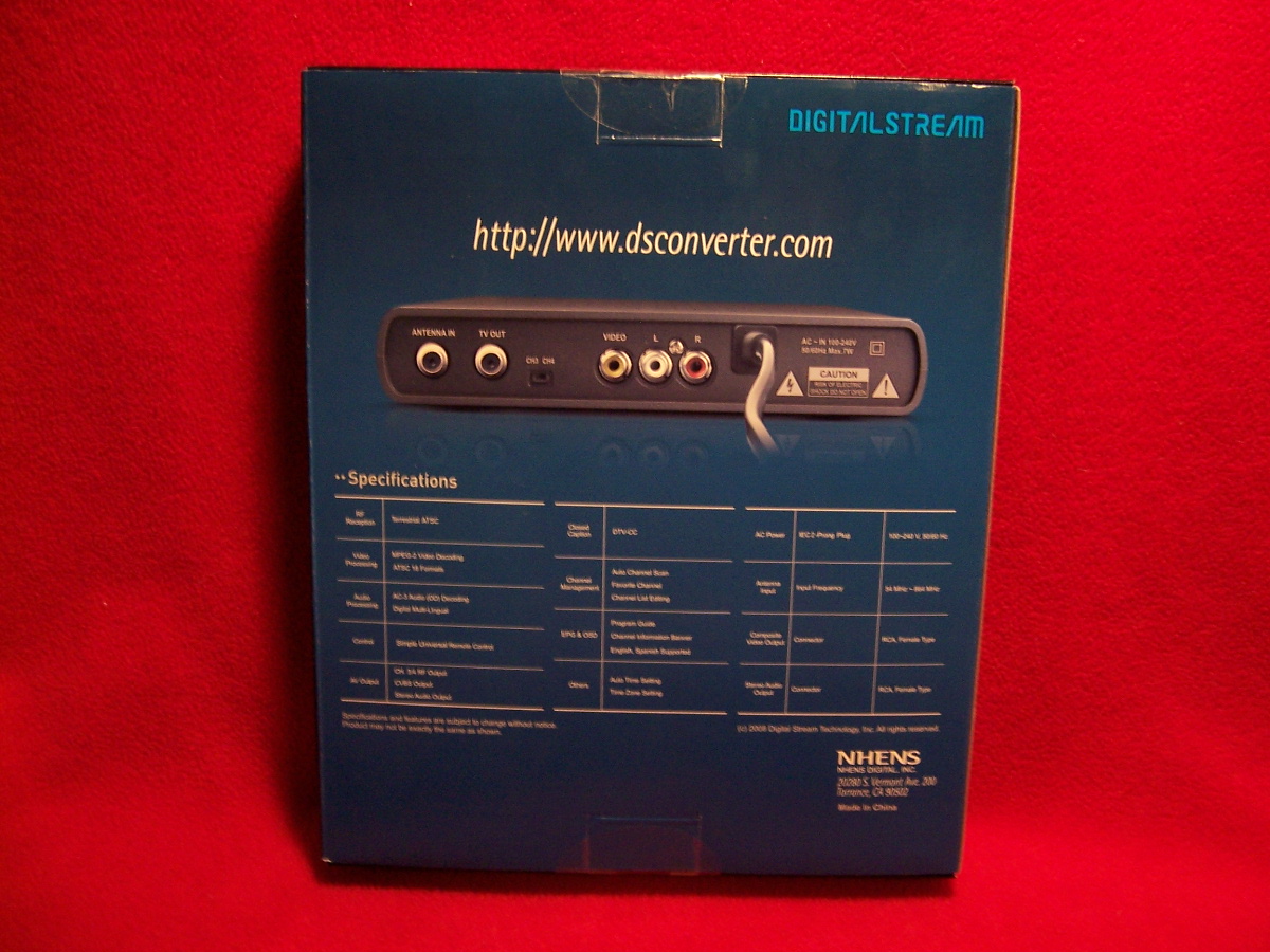 INSTALL DIGITAL STREAM DTV BOX, PART 1