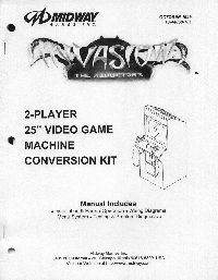 Cover for prerelease Invasion manual. Prototype manual for prototype game. Unpublished. 
       Mouse over for NBA/NFL kit (2000). Click for proto NBA kit manual (1999)