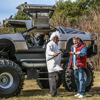 Tom Sedor and his monster DeLorean DMC-12