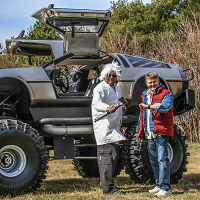 Tom Sedor and his monster delorean DMC-12