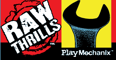 Raw Thrills & Play Mechanix logo
