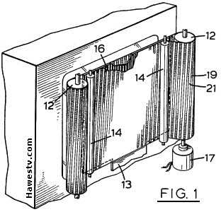 Art: Figure 1 from Spectrac patent, showing scanning belt 
       and two-color filter