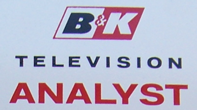 Logo for B&K TV Analyst