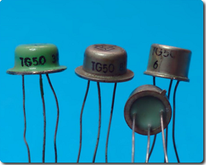 Photo: 
       Germanium transistors